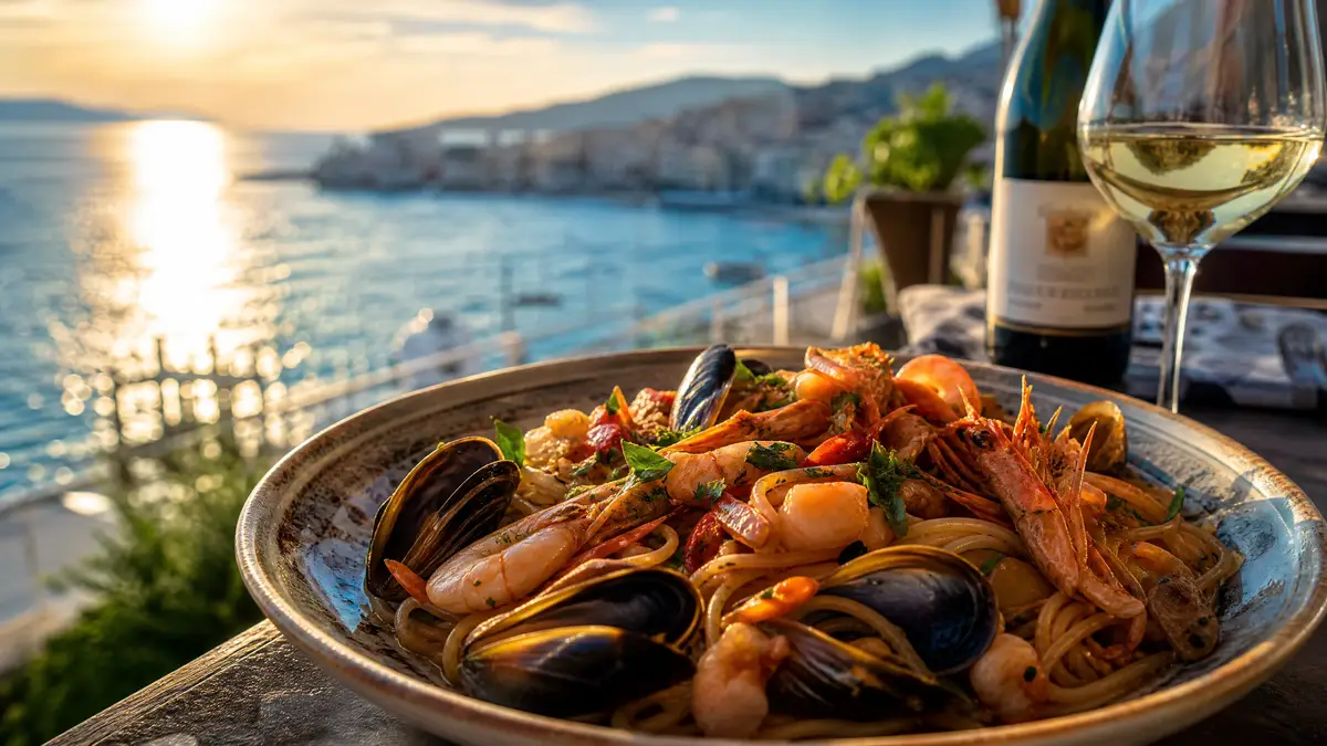 Seafood Pasta on the Albanian Riviera: A Coastal Classic