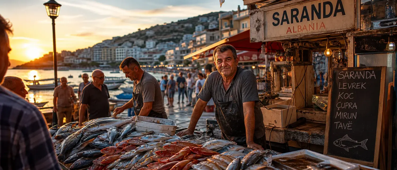 The Daily Catch in Saranda: What Comes In and When